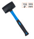Maillet caoutchouc 720 Gr