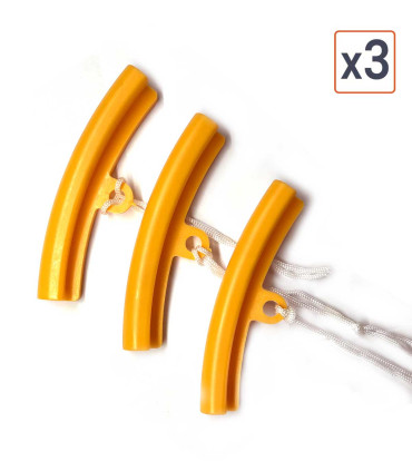 Pack de 3 Protèges-Jantes en PVC avec fixation