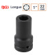 Douille à chocs BGS en 1 Pouce 22 mm - Longue