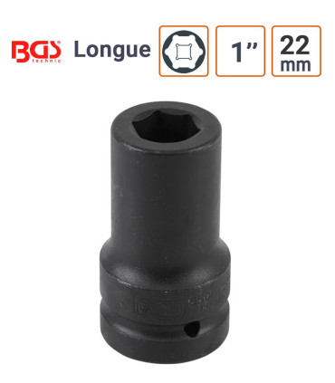 Douille à chocs BGS en 1 Pouce 22 mm - Longue