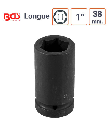 Douille à chocs BGS en 1 Pouce 38 mm - Longue