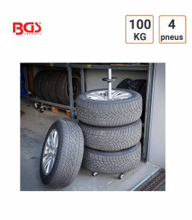 Support mobile roues