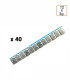Masses autocollantes 12x5gr par sachet de 40 barrettes