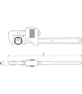 schema Clés serre-tubes bAHCO