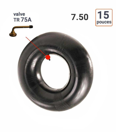 Chambre à Air 7.50-15 valve TR75A