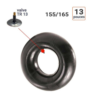 Chambre à Air 155/165-13 valve TR13