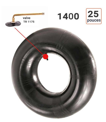 Chambre à Air 1400-25 valve TR1175