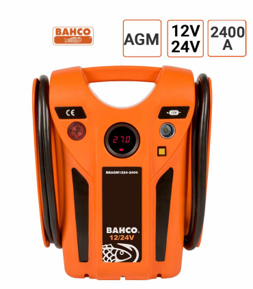 Booster Bahco PRO Batterie AGM 12V 24V