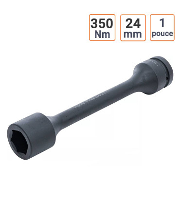 Douille de torsion à contrôle de couple - 1 pouce 24 mm 350 Nm