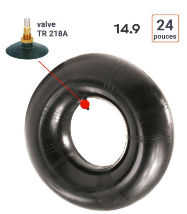 Chambre à Air 14,9-24 valve TR218A