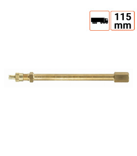 Extension de valve en métal 115mm