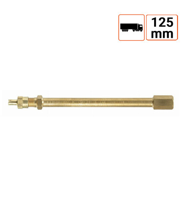 Extension de valve en métal 125mm