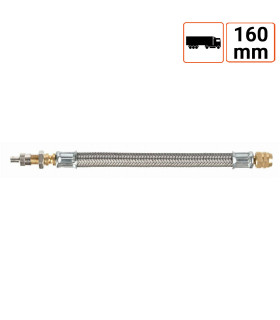 Extension de valve de pneu en caoutchouc renforcée 160mm