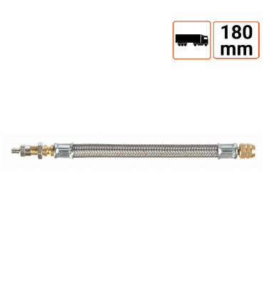 Extension de valve de pneu en caoutchouc renforcée 180mm