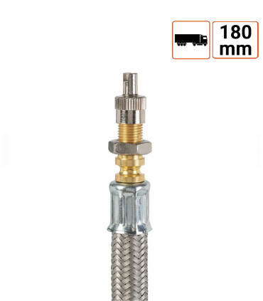 Extension de valve de pneu en caoutchouc renforcée