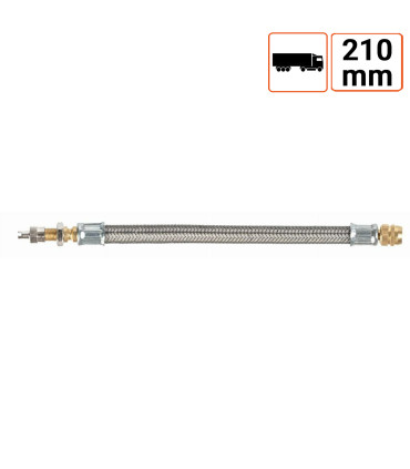 Extension de valve de pneu en caoutchouc renforcée 210mm