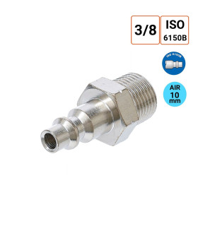 Raccord rapide à air comprimé, filetage mâle 10 mm