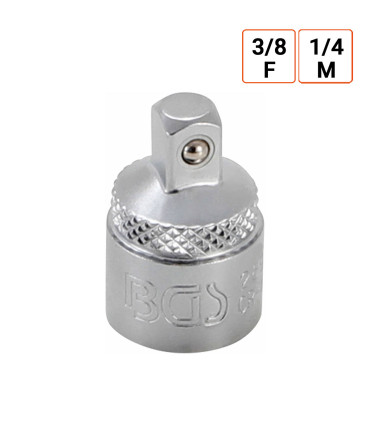 Adaptateur-réducteur douille 3/8 F vers 1/4 pouce M