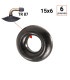 Chambre à Air 15x6 - 6 valve TR 87