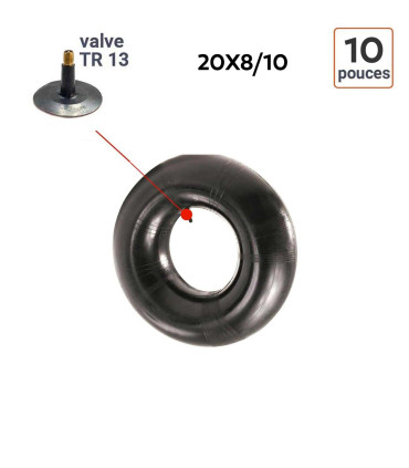 Chambre à Air 20X8/10-10 valve TR 13