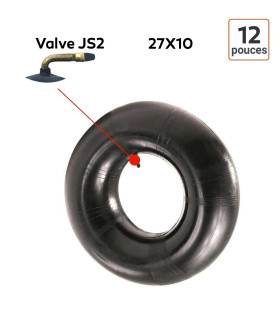 Chambre à Air 27X10-12 valve JS2