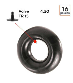 Chambre à Air 4.50-16 valve TR 15