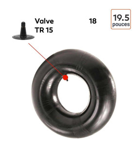 Chambre à Air 18-19.5 valve TR 15