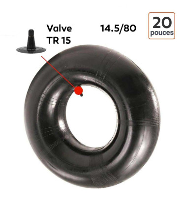 Chambre à Air 14.5/80-20 valve TR 15