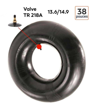 Chambre à Air 13.6/14.9-38 valve TR218A