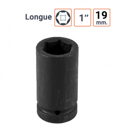 Douille à chocs en 1 Pouce 19 mm - Longue
