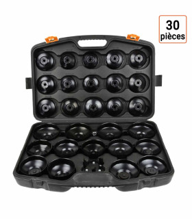 Coffret 30 cloches à filtres à huile