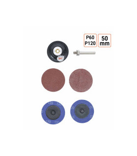 Jeu de 4 disques et plateaux abrasifs