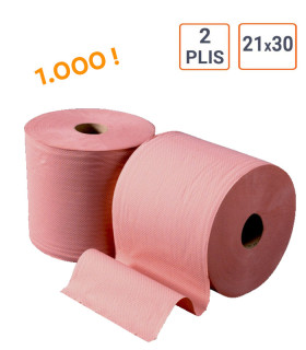 Bobine essuie tout gaufrée chamois type 1000 Le Top éco !