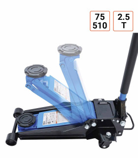 Cric surbaissé 2,5 t