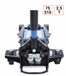 Cric hydraulique double piston 2,5 t