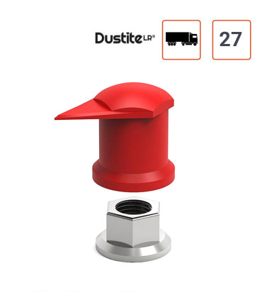Dustite LR 27mm Témoin de desserrage ROUGE - 50 ex.