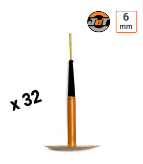 Chevilles Champignon de réparation pneu en 6mm - par 32ex.