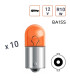 Ampoule RY10W 12V tube Culot BA15S - boite de 10 ex.