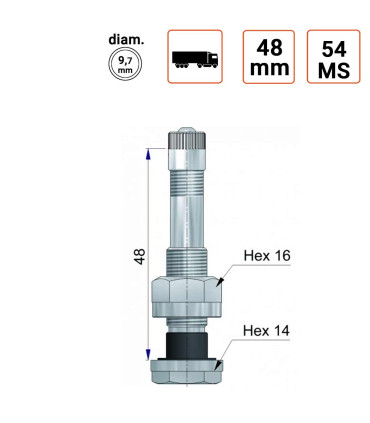 Valve Poids Lourds type ALCOA 54MS
