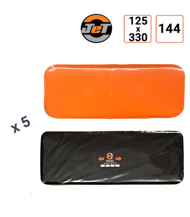 Emplâtre radial SR144 en 125x330 mm JET par 5 ex.