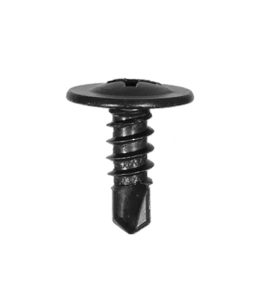 Sachet 25x vis autoperceuse noire 4,8x13