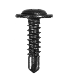 Sachet 25x vis autoperceuse noire 4,8x19