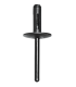 Sachet 25x rivet universel noir 14,0mm type Restagraf: 42627/12684 BMW