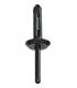 Sachet 25x rivet universel noir 25,0mm