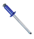 Sachet 25x rivet plaque d'immat. Bleu