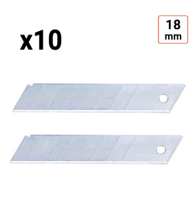 lames pour cutter 18 mm étui de 10 lames