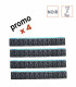 Lot de 4 Masses autocollantes 12x5gr NOIRES par 100 ex.