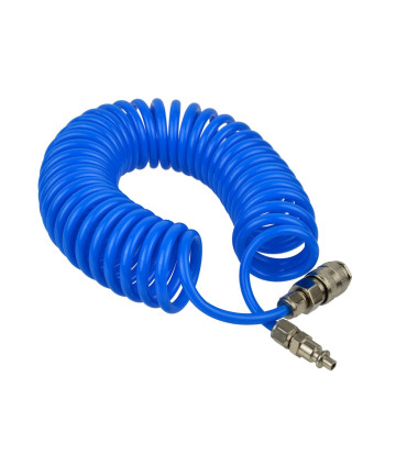 tuyau spiralé avec connecteurs
