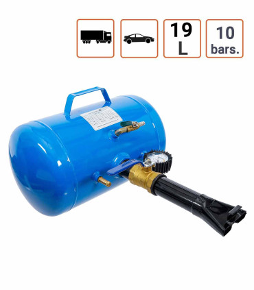 Canon à air 19 Litres pour pneus VL et PL