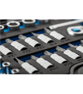 Coffret douilles et cliquet 1/4